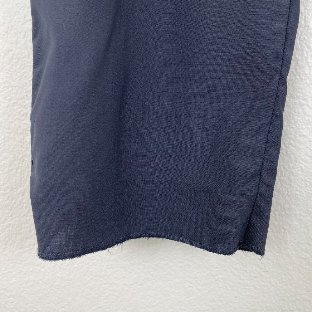 Prada Womens Size 44 Navy Ankle Dress Pants 100% Virgin Wool Trousers - Picture 3 of 12